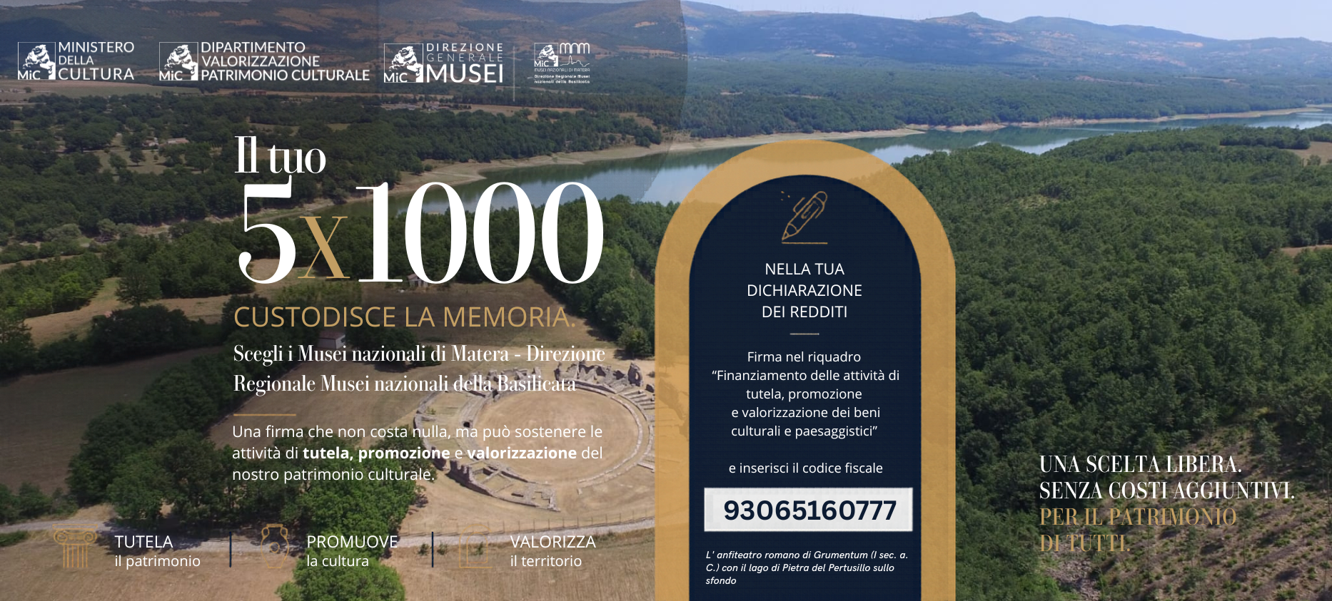 5X1000 ai Musei Nazionali di Matera – Direzione Regionale Musei della Basilicata