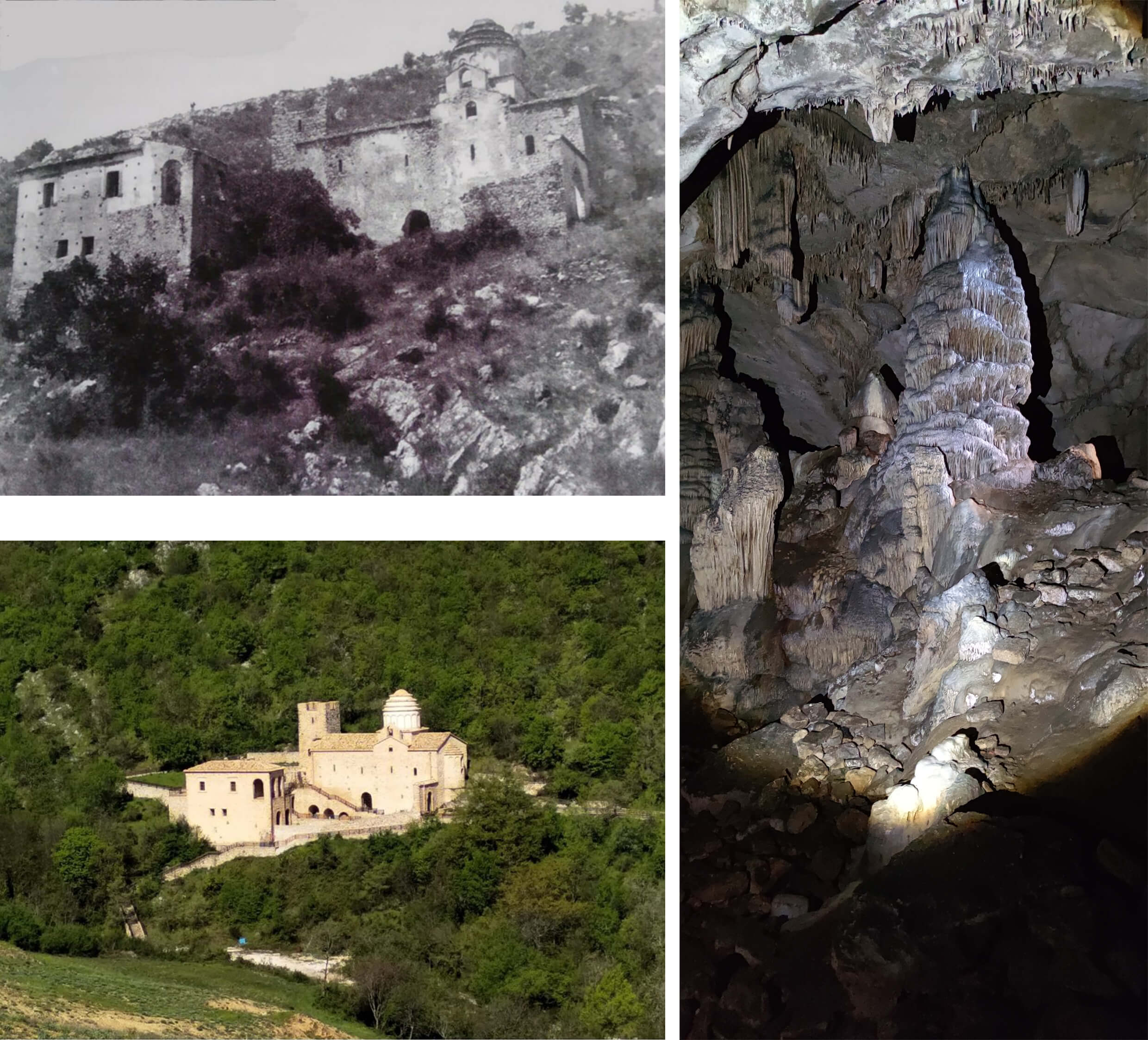 Abbazia di Sant’Angelo al Monte Raparo e grotta con affreschi