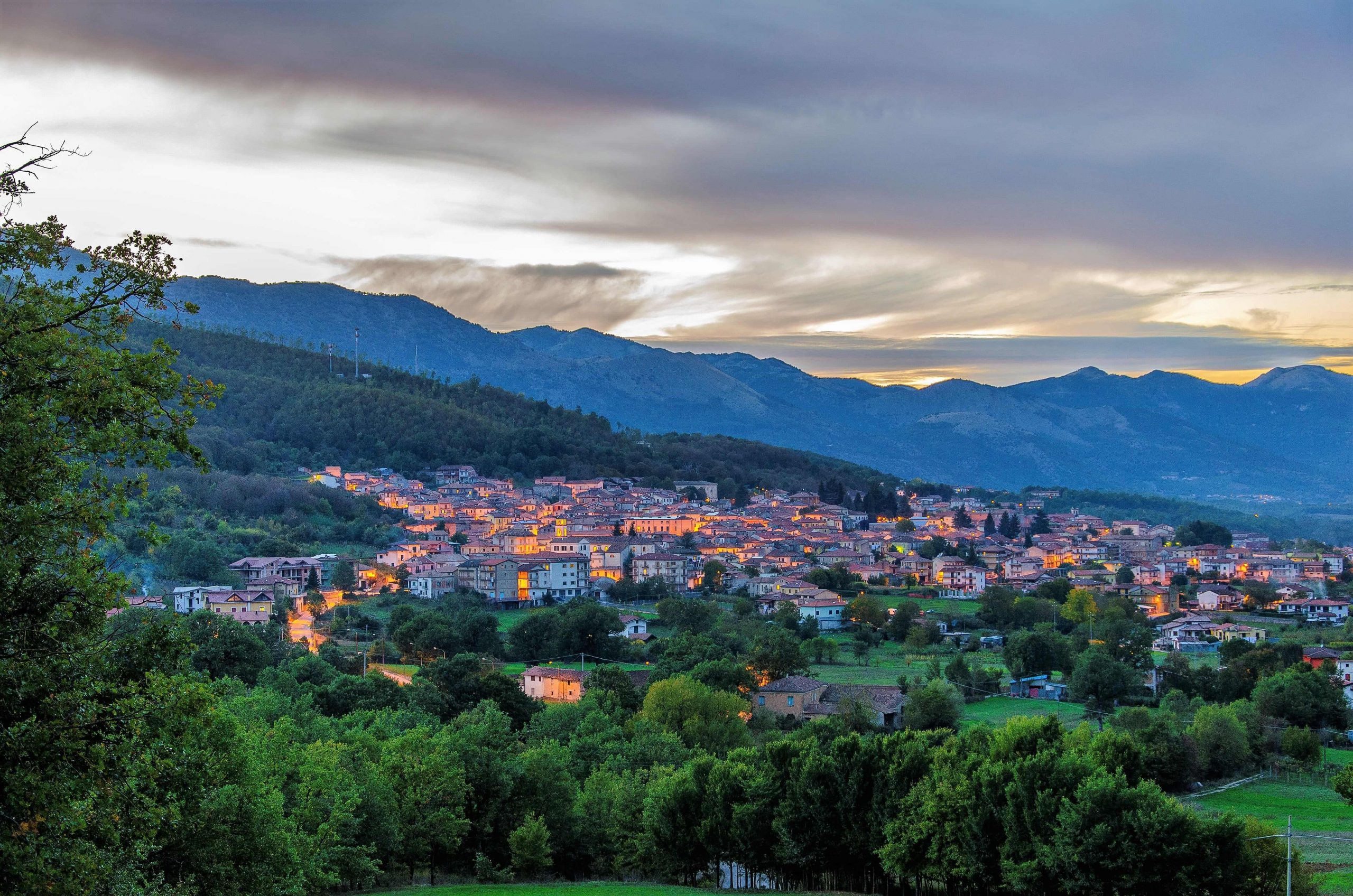 Panorama con vista da località Santa Palomba